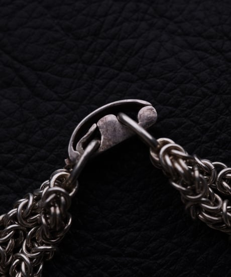 c.1960 Germany / Double Byzantine Bracelet / Silver 835