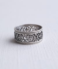 c.1950–70s France / ゴシックモチーフリング / Silver 800-925