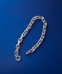 c.1950 France / Chevron Engraved ID Bracelet /