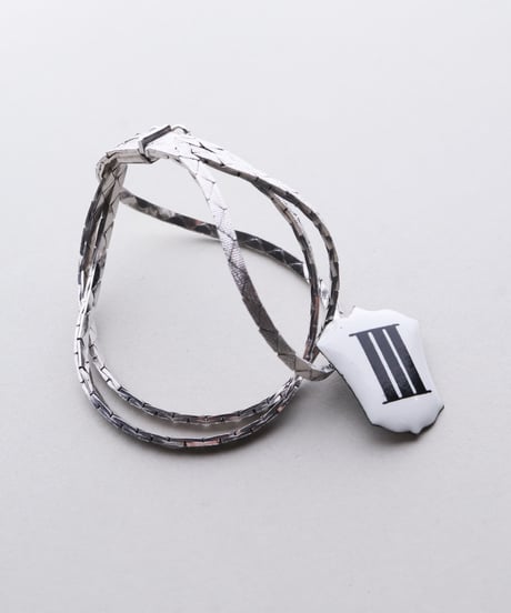 c.1960–70 Germany / Triple Strand Bracelet / Silver 835
