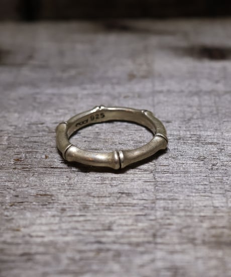 c.1990 Euro vintage/ バンブーリング/ Silver 925