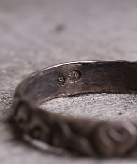 c.1920 Norway / Folk Rose リング/ Silver 830
