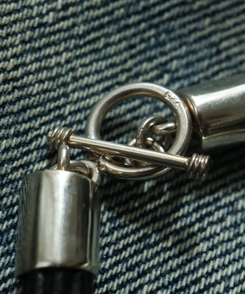 c.1990s USA / Silver 925 × Leather ブレスレット | BLU