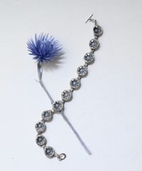 c1950 Denmark  / フラワーブレスレット / Sterling Silver 925 / John Lauritzen
