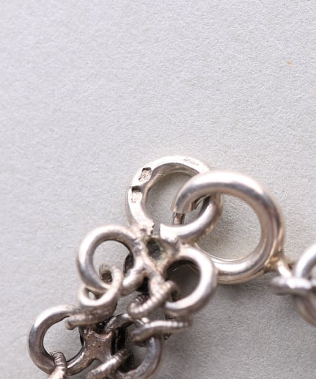 c.1910–30 France Decorative Link Bracelet / Silver 800