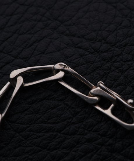 c.1970 France / Maille Cheval Link Chain Bracelet / Silver 925