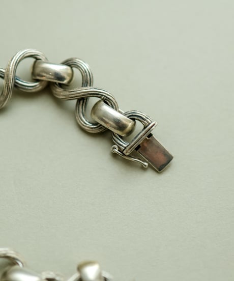 c.1960–70s Norway / ノルディックリンクブレスレット / Silver 925