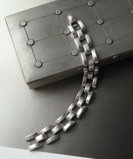 c.1940 Denmark / タンクブレスレット / Silver 900