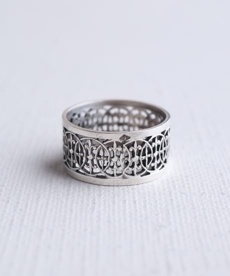 c.1950–70s France / ゴシックモチーフリング / Silver800-925