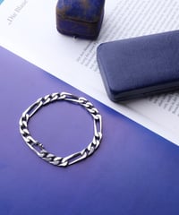 c.1950–60 France / Figaro Link Bracelet (Maille Cheval Style) / Silver