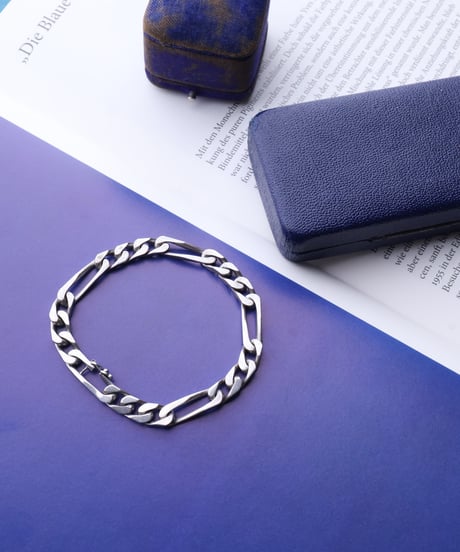 c.1950–60 France / Figaro Link Bracelet (Maille Cheval Style) / Silver