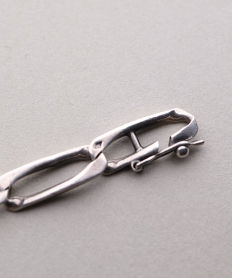 c.1960 France / Maille Cheval Link Bracelet / Silver 800 (Deadstock)