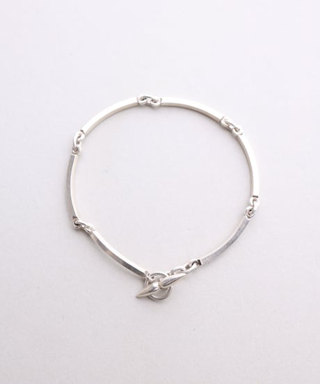 c.1960 Denmark / N.E. FROM Teardrop Toggle Bracelet / Silver 925