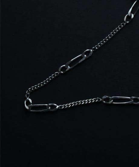 c.1940s France / ミックスチェーンブレスレット/Silver