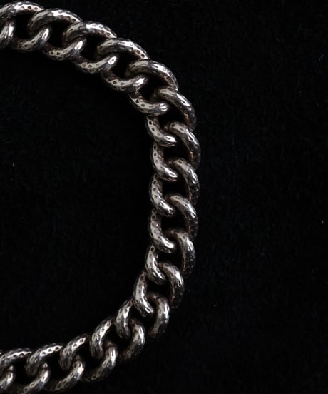 c.1960 France / Gourmette Chain Bracelet / Silver 800