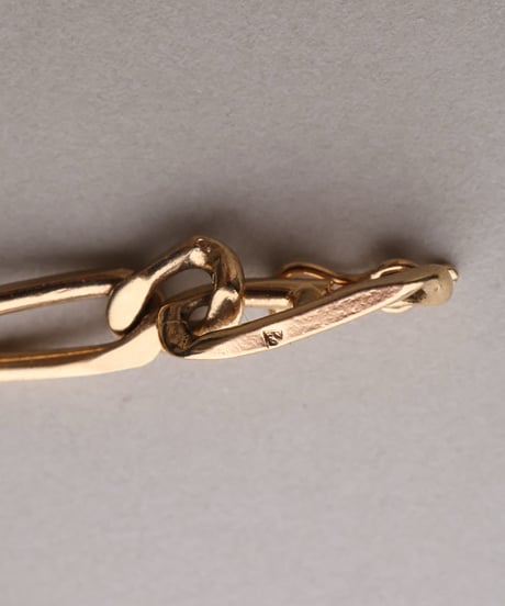 c.1960 France / Maille Cheval Link Chain Bracelet / Vermil