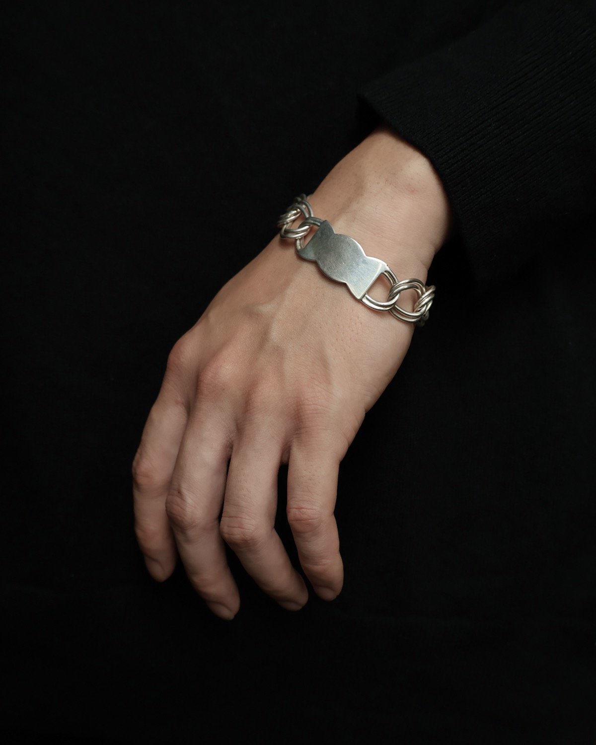 c.1970 France / ID ブレスレット/ Silver 800 | BLUE BOX