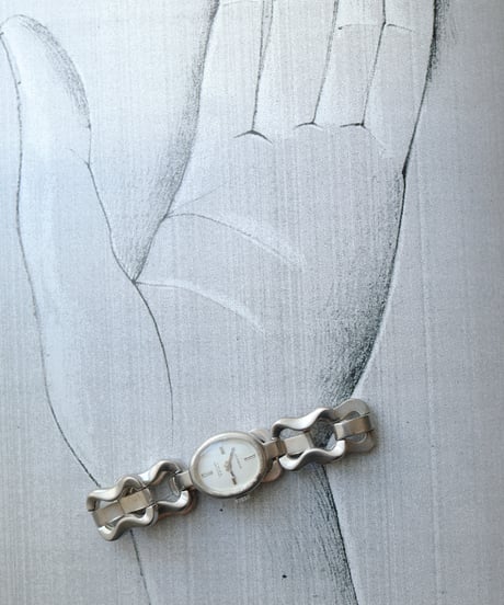c.1960s Germany / DUGENA シルバーウォッチブレスレット / Silver 800