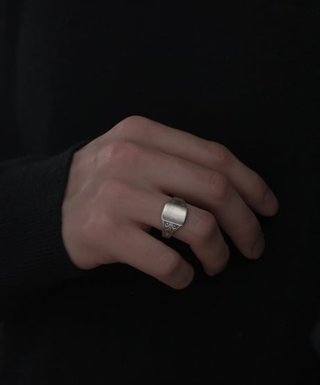 1946 Sweden / Signet Ring by Gustafson & Son / Silver