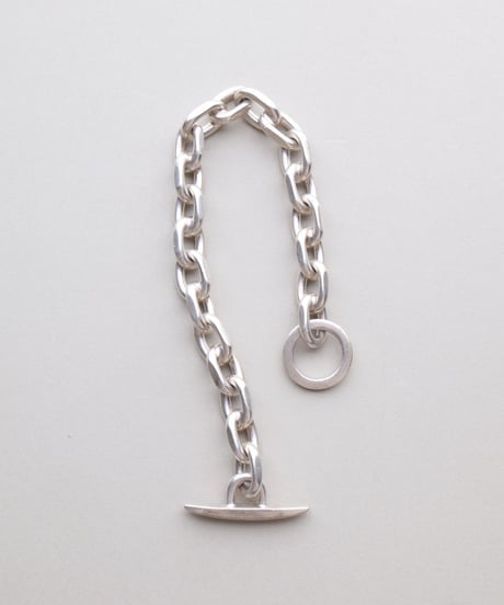 c.1960 Denmark Randers Sølvvarefabrik / Anchor Chain Bracelet / Sterling Silver
