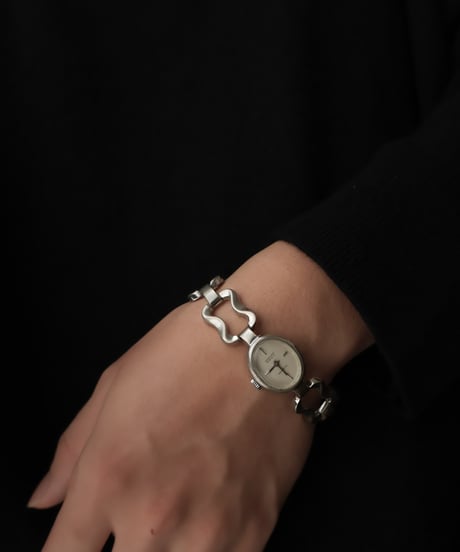 c.1960s Germany / DUGENA シルバーウォッチブレスレット / Silver 800