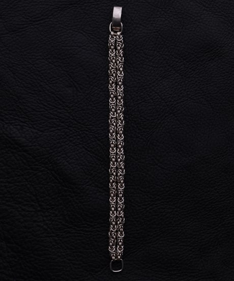 c.1960 Germany / Double Byzantine Bracelet / Silver 835