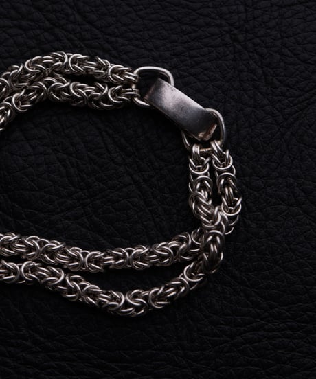 c.1960 Germany / Double Byzantine Bracelet / Silver 835