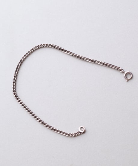 c.1960 Germany Curb Chain Bracelet / Silver 835