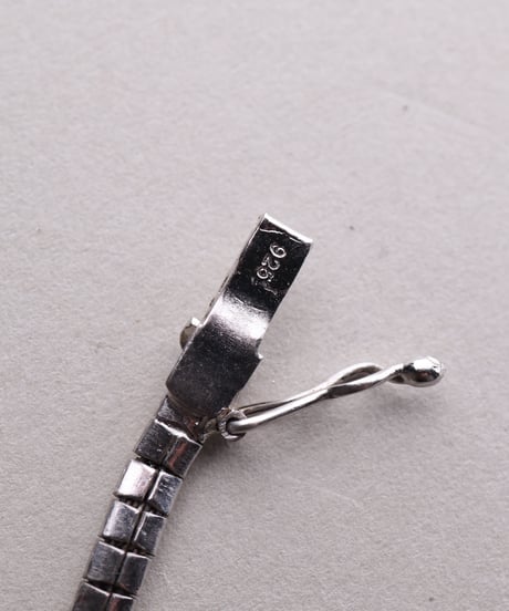 c.1970 Italy Arezzo / Elastic Link Bracelet / Silver 925