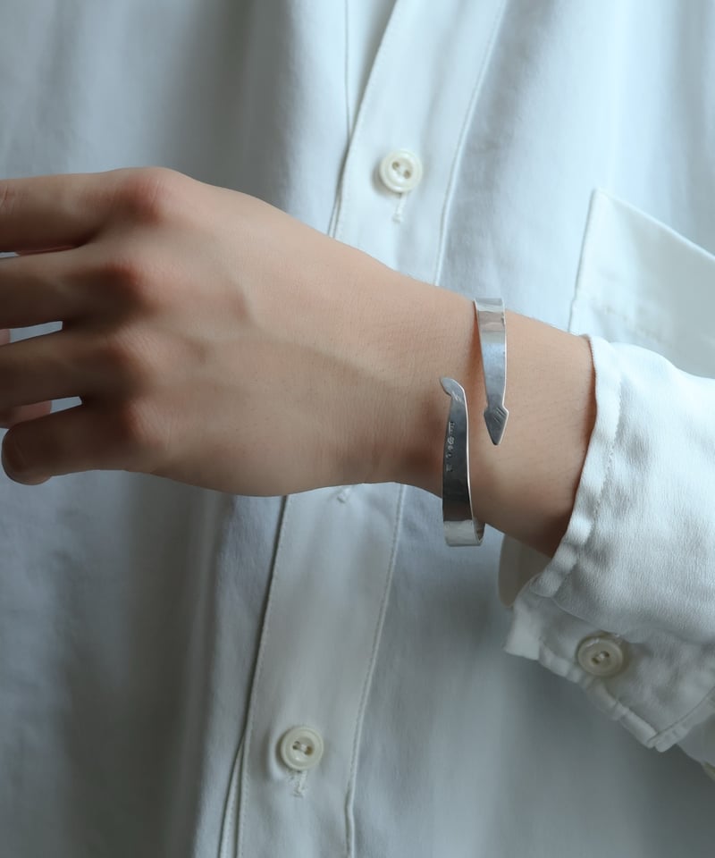 【バングル】シルバー　ヴィンテージ Amazon | ヴィンテージカフハンドメイドオープンバングル925