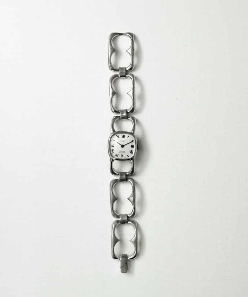 ヴィンテージ TIARA STERLING SILVER ブレスレット 腕時計 c.1970 West Germany / ANKRA / ブレスレットウォッチ / Silv