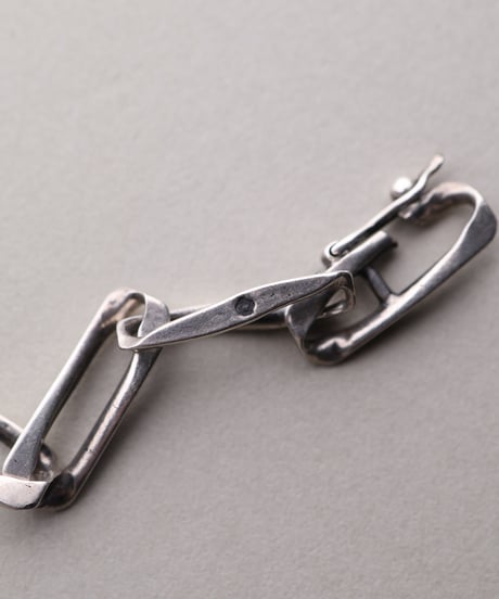 c.1960 France / Maille Cheval Link Bracelet / Silver 800 (Deadstock)