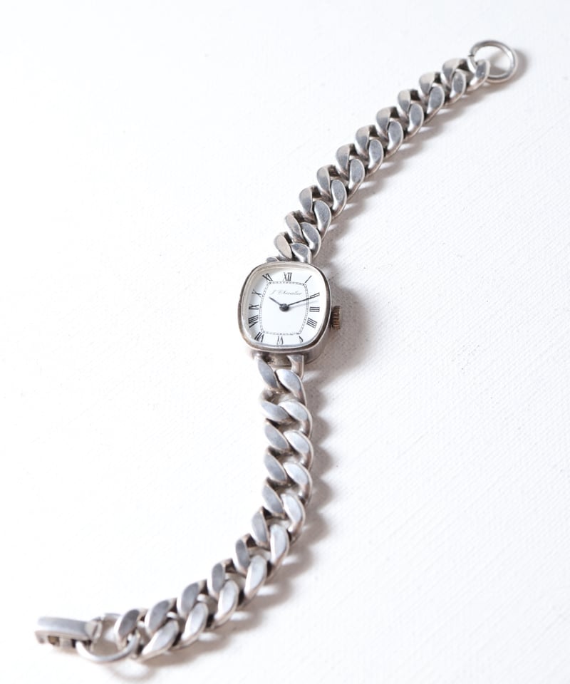c.1970 Swiss × Germany / ブレスレットウォッチ / Silver 80