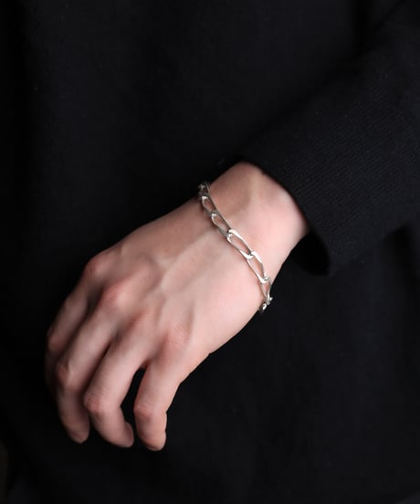 c.1960 France Maille Cheval Bracelet / Silver 800