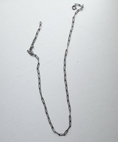 c.1950 Germany / レクタングル　チェーンネックレス / Silver 800