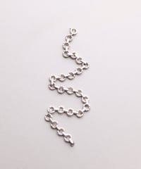 c.1930–40 Czechoslovakia / Donut Link Bracelet / Silver 900