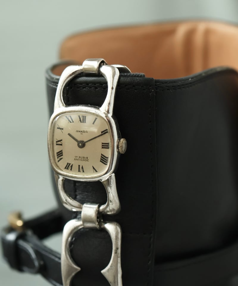 c.1970 West Germany / ANKRA / ブレスレットウォッチ / Silv