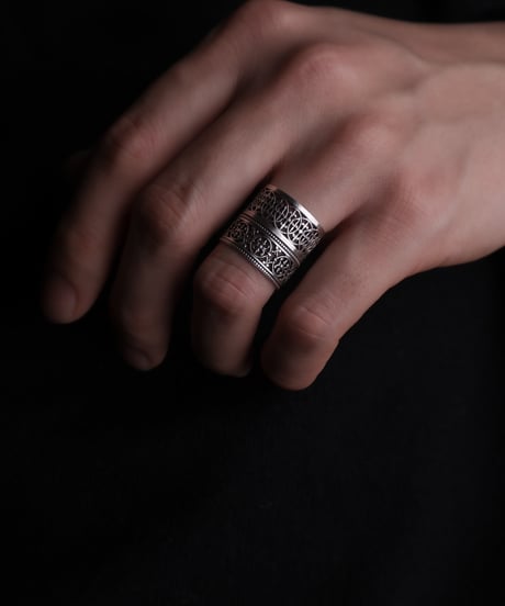 c.1950–70s France / ゴシックモチーフリング / Silver800-925