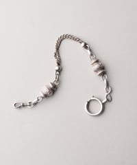 c.1870 France / Watch Chain Bracelet / Silver 800