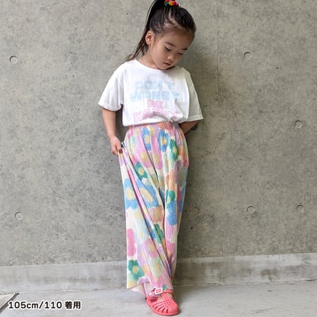 【メール便送料無料110〜140cm】プリーツリラックスパンツ（reco-h0345）