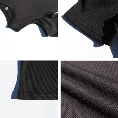 送料無料【S〜XL】肩あきリブTシャツ
