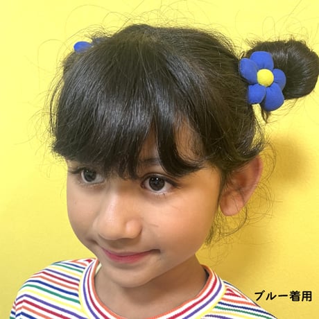 【送料無料】FLOWERヘアゴム2個セット (reco-h0259）
