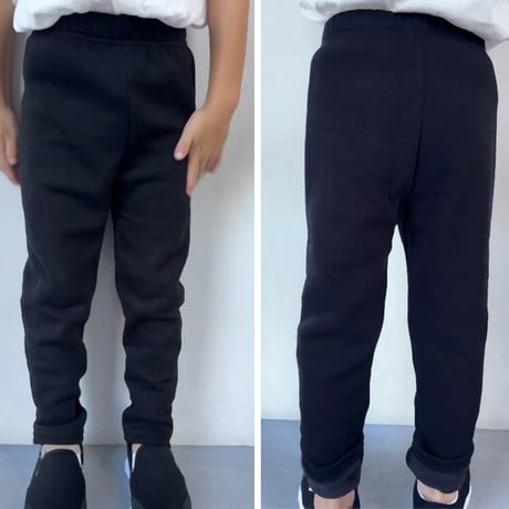 【100〜150cm】裏起毛ストレッチパンツ（reco-h0444）