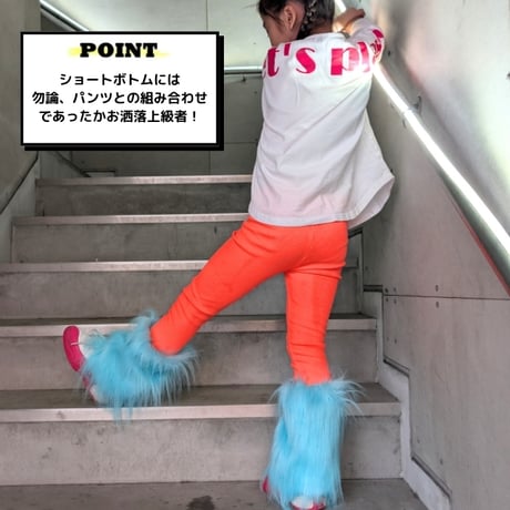 【20.25.30.40cm】フェイクファーレッグウォーマー(reco-h0449）
