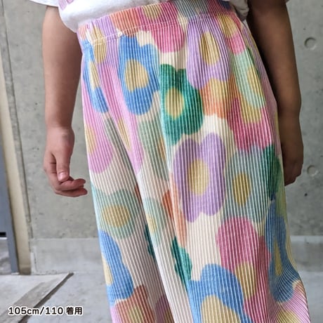 【メール便送料無料110〜140cm】プリーツリラックスパンツ（reco-h0345）