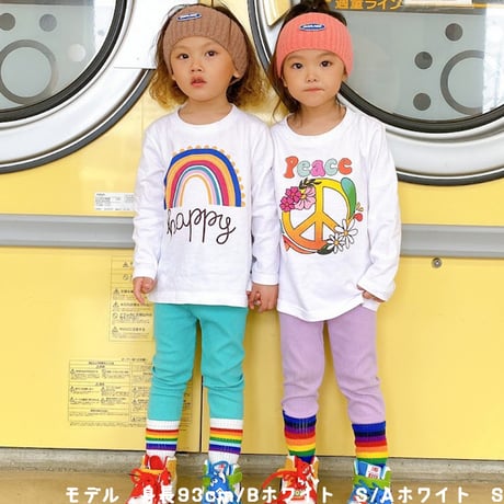 【110〜150cm】 プリントロングTシャツ（reco-rt17)
