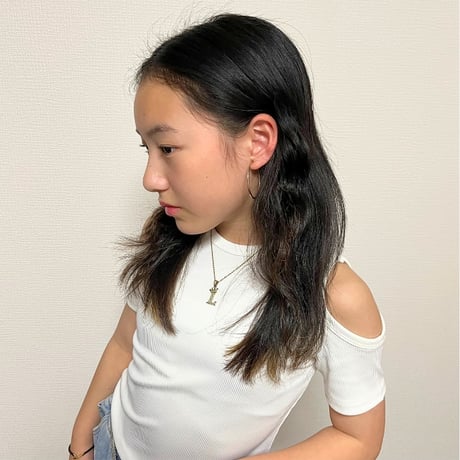 送料無料【S〜XL】肩あきリブTシャツ
