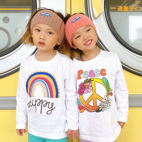 【110〜150cm】 プリントロングTシャツ（reco-rt17)