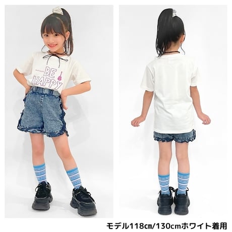 【110〜150cm】 プリントTシャツ（reco-st22)