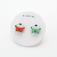 レトロ台湾！赤と緑の電鍋　ピン